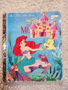 Little Golden Book Walt Disney The Little Mermaid Board Book 1992 Illustrated